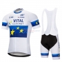 Vital Concept Cycling Jersey Kit Short Sleeve 2018 Blue White