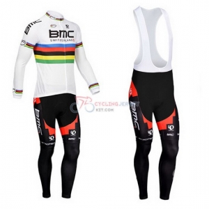 BMC Cycling Jersey Kit Long Sleeve 2013 White