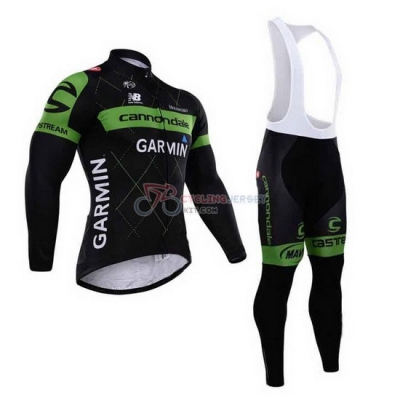Cannondale Cycling Jersey Kit Long Sleeve 2015 Green And Black