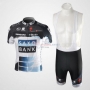 Saxobank Cycling Jersey Kit Short Sleeve 2010 Black And White