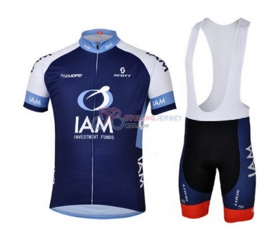 IAM Cycling Jersey Kit Short Sleeve 2013 Blue