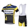 Bianchi Cycling Jersey Kit Short Sleeve 2015 Black And Yellow