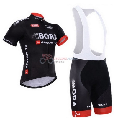 Bora Cycling Jersey Kit Short Sleeve 2015 Black