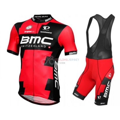 BMC Cycling Jersey Kit Short Sleeve 2016 Black And Red