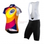 Women Cycling Jersey Kit Assos Short Sleeve 2016 Yellow And Red