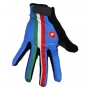 2020 Castelli Italy Long Finger Gloves Blue Black