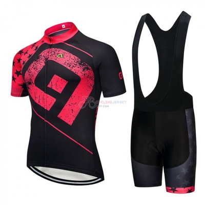 ALE Cycling Jersey Kit Short Sleeve 2018 Black and Pink