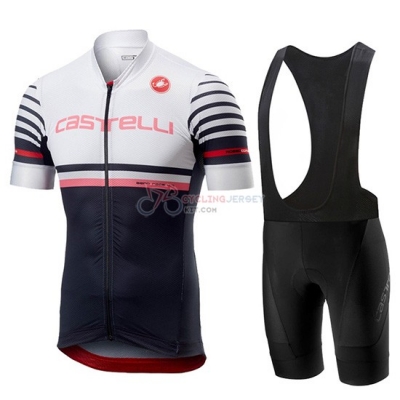 Castelli Free AR 4.1 Cycling Jersey Kit Short Sleeve 2019 White Black