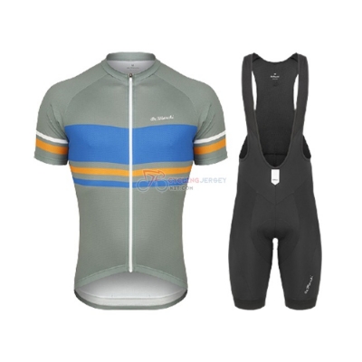 De Marchi Cycling Jersey Kit Short Sleeve 2021 Green Blue