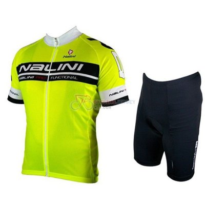 Nalini Cycling Jersey Kit Short Sleeve 2019 Black Lit Green