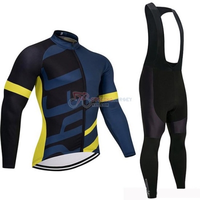 Specialized Cycling Jersey Kit Long Sleeve 2019 Black Blue Yellow