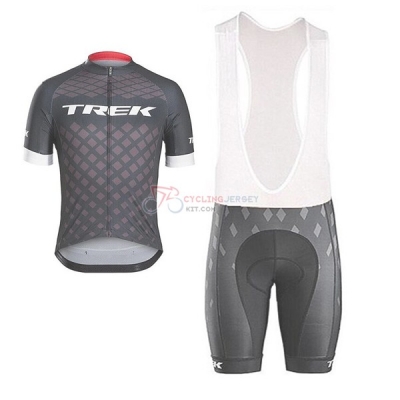 Trek Short Sleeve Cycling Jersey and Bib Shorts Kit 2017 black