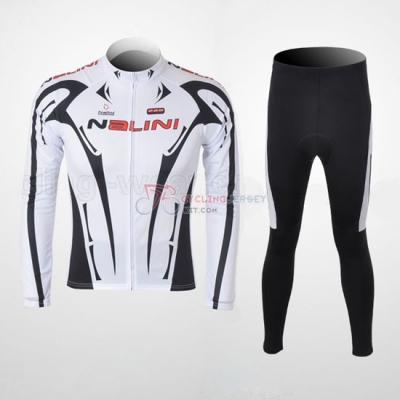 Nalini Cycling Jersey Kit Long Sleeve 2010 Black And White