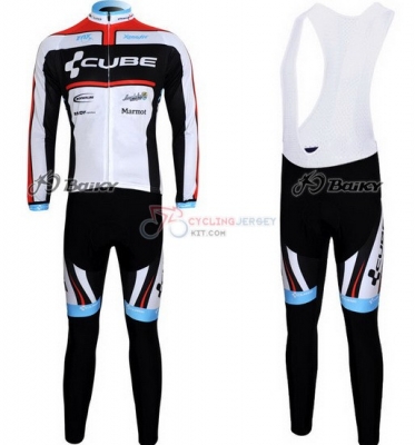 Cube Cycling Jersey Kit Long Sleeve 2012 Black And White