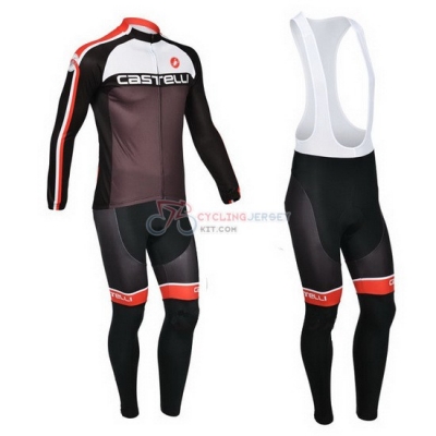 Castelli Cycling Jersey Kit Long Sleeve 2013 Black And White