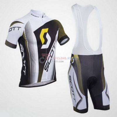Scott Cycling Jersey Kit Short Sleeve 2013 Black And Yellow