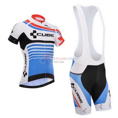 Cube Cycling Jersey Kit Short Sleeve 2014 Blue And Black