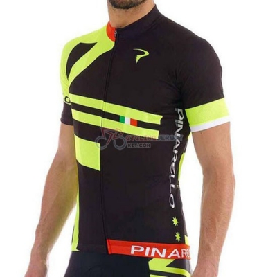Pinarello Cycling Jersey Kit Short Sleeve 2016 Black And Green