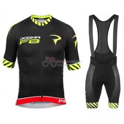 Pinarello Cycling Jersey Kit Short Sleeve 2016 Black And Yellow