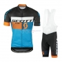 Scott Cycling Jersey Kit Short Sleeve 2016 Blue And Black