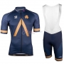 2018 Aqua Bluee Sport Cycling Jersey Kit Short Sleeve Spento Blue