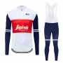 Segafredo Zanetti Cycling Jersey Kit Long Sleeve 2020 White Red