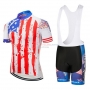 USA Cycling Jersey Kit Short Sleeve 2020 Blue Red White