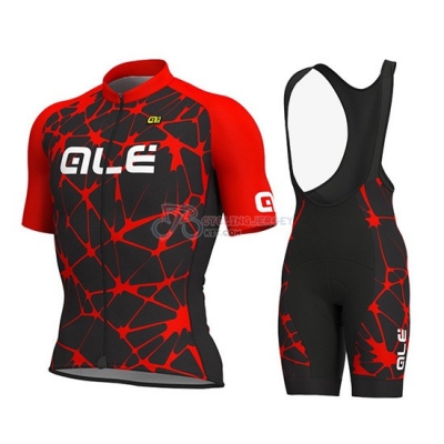 ALE Cycling Jersey Kit Short Sleeve 2019 Red