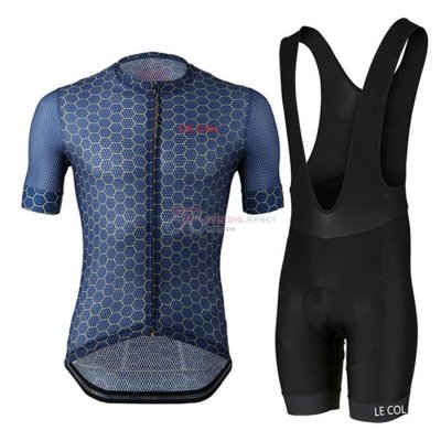 Le Col Cycling Jersey Kit Short Sleeve 2021 Deep Blue