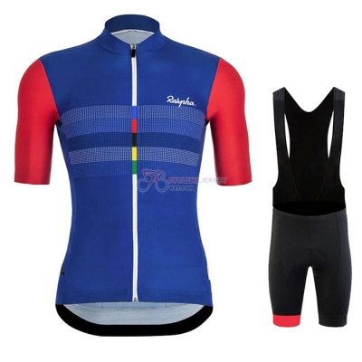 Rapha Cycling Jersey Kit Short Sleeve 2020 Red Blue