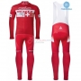 Scott Cycling Jersey Kit Long Sleeve 2016 Red And White