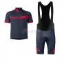 Vaude Short Sleeve Cycling Jersey and Bib Shorts Kit 2017 black and red