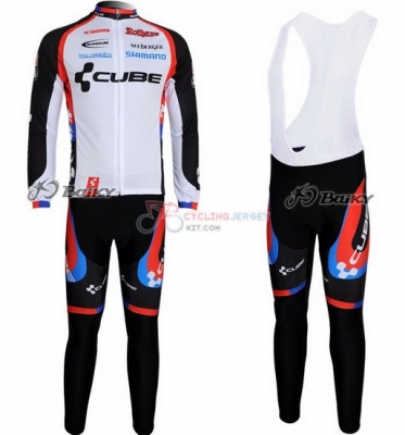 Cube Cycling Jersey Kit Long Sleeve 2011 Black And White