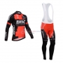 BMC Cycling Jersey Kit Long Sleeve 2014 Red And Black