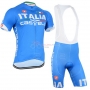 Italy Cycling Jersey Kit Short Sleeve 2015 White And Sky Blue