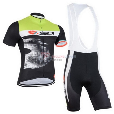 Sidi Cycling Jersey Kit Short Sleeve 2015 Black And Green