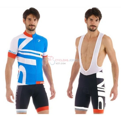 Pinarello Cycling Jersey Kit Short Sleeve 2015 White And Blue