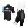2016 Team Bici Amore Mio black blue Short Sleeve Cycling Jersey And Bib Shorts Kit