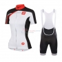 Castelli Cycling Jersey Kit Short Sleeve 2016 White Red