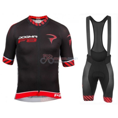 Pinarello Cycling Jersey Kit Short Sleeve 2016 Black And Red