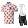 Tour De France Cycling Jersey Kit Short Sleeve 2016 Red And White