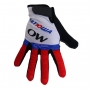 2020 Katusha Long Finger Gloves White Red