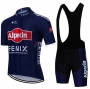 Alpecin Fenix Cycling Jersey Kit Short Sleeve 2021 Deep Blue