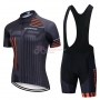 Capo Cycling Jersey Kit Short Sleeve 2018 Black Gray Orange