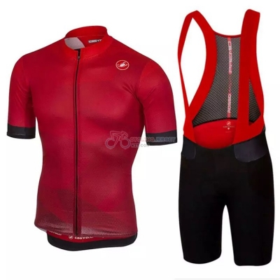 Castelli Cycling Jersey Kit Short Sleeve 2020 Red