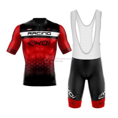 EKOI Cycling Jersey Kit Short Sleeve 2020 Black Red