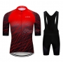 Le Col Cycling Jersey Kit Short Sleeve 2020 Black Red