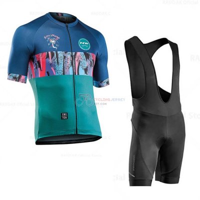 Northwave Cycling Jersey Kit Short Sleeve 2020 Blue Green