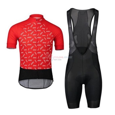 POC Cycling Jersey Kit Short Sleeve 2020 Red Black