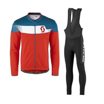 Scott Cycling Jersey Kit Long Sleeve 2017 black and orange